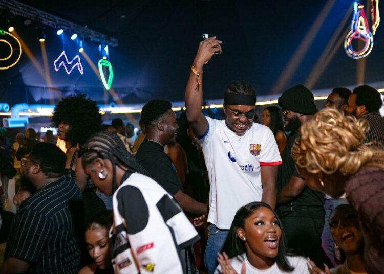 #SpotifyPodcastsLagos and #SpotifyAfrobeats