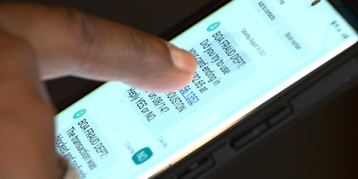 Fake Credit and Debit SMS Alert