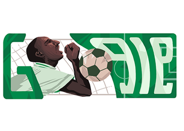 Google Celebrates Rashidi Yekini's 60th with Doodle