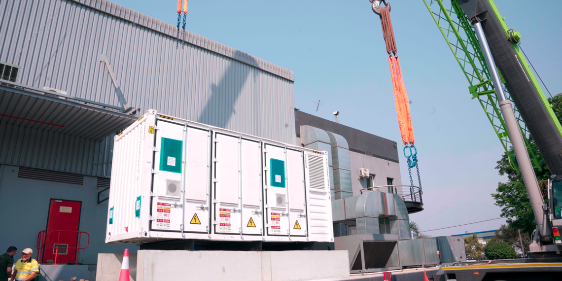 1MW battery in Africa