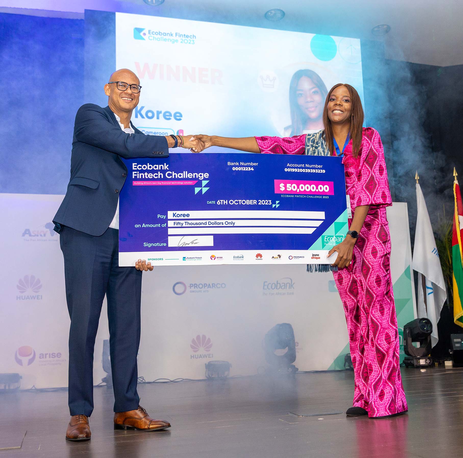 Koree Emerges First Female-led Fintech to Win Ecobank Fintech Challenge