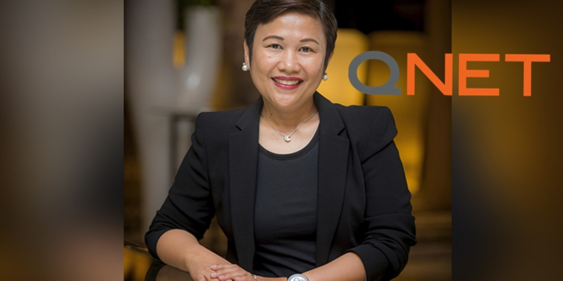 Malou Caluza, CEO of QNET