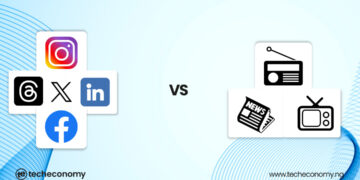 Social Media vs. Traditional Media; Scaling Through Modern Information Space