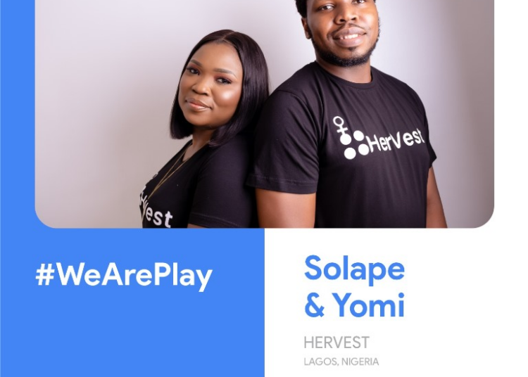 HerVest named in Google #WeArePlay Campaign