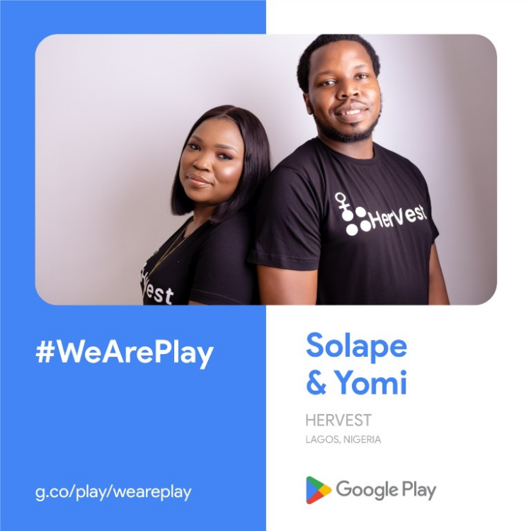 HerVest named in Google #WeArePlay Campaign