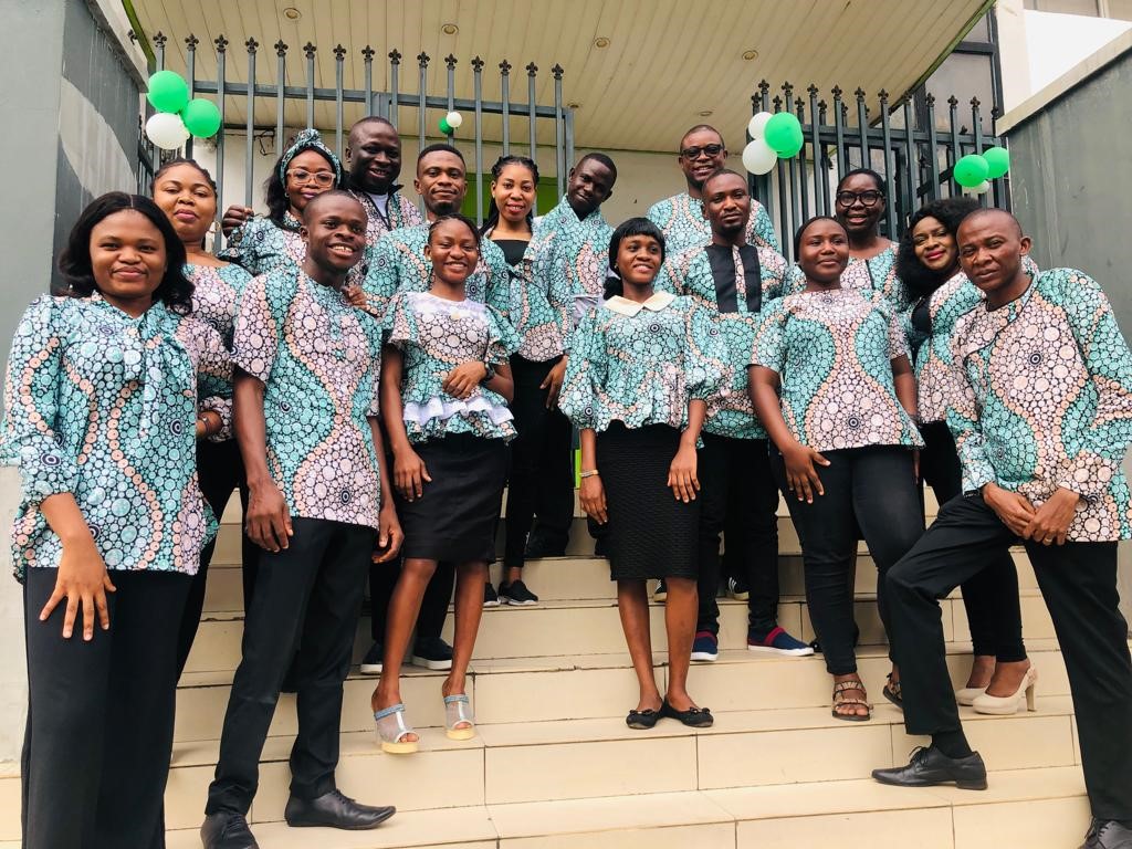 Unity Bank Team members from Oregun branch, Ikeja, Lagos