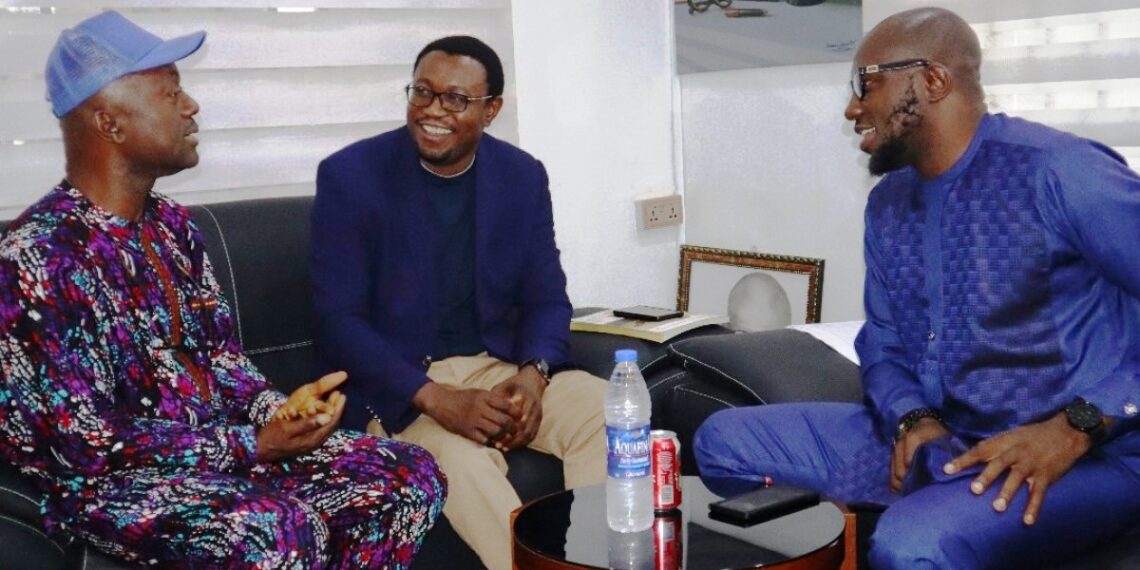 Blockchain fan Adedeji Owonibi, UNIZIK Don at Anambra ICT Agency