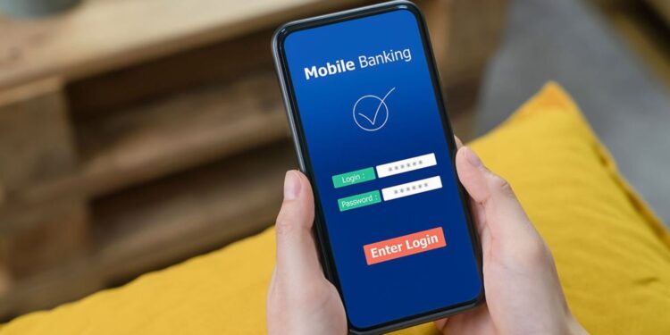 mobile banking app