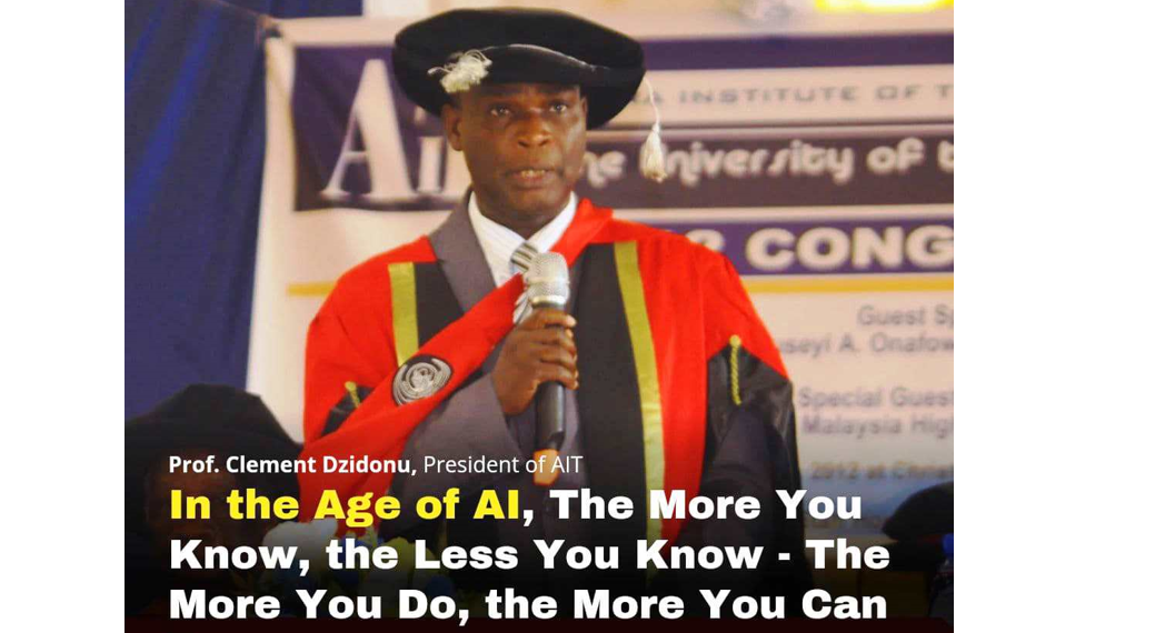 Professor Clement Dzidonu, President of Accra Institute of Technology (AIT