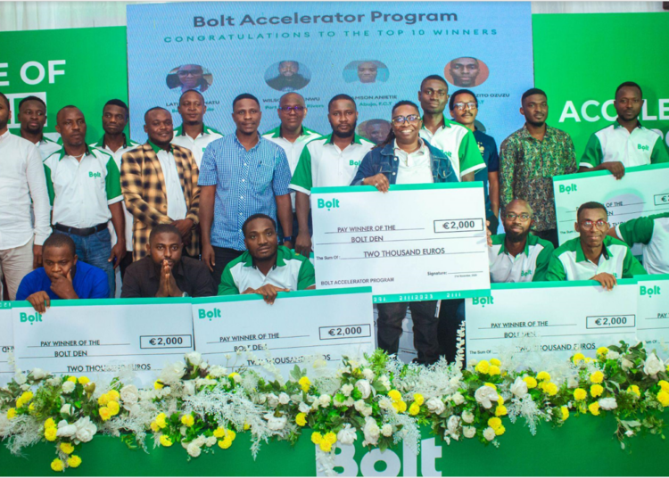 Recipients of Bolt Accelerator Program 2023 prize