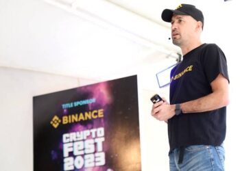 Hannes Wessels, General Manager of Binance at Crypto Fest 2023