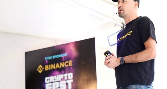 Hannes Wessels, General Manager of Binance at Crypto Fest 2023