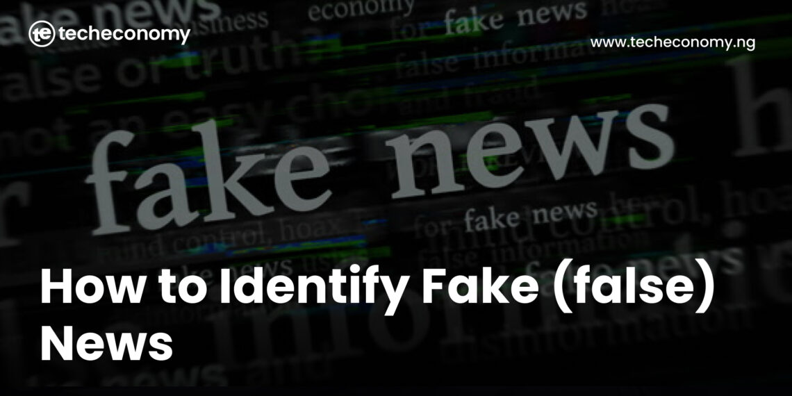 How to identify fake (false) news and death of influence
