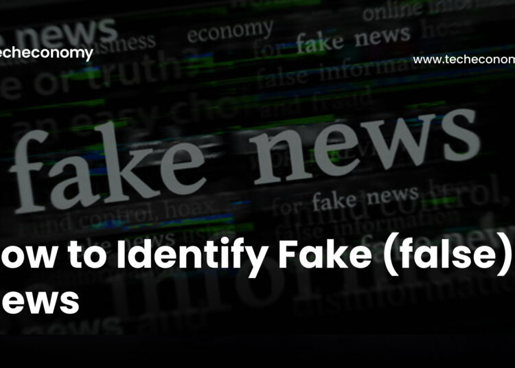 How to identify fake (false) news and death of influence
