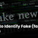 How to identify fake (false) news and death of influence