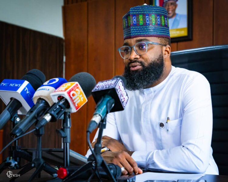 Khalil Suleiman Halilu, EVC of NASENI speaking to the press in Abuja