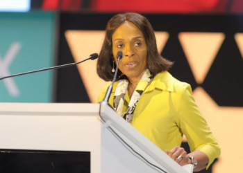 Mrs. Kanayo Awani, Executive Vice President, Intra-African Trade Bank, Afreximbank delivering her opening statement