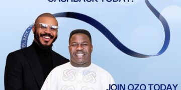 Celebrities; Ozo and Dele Omo woli visit OPPO Black Friday store