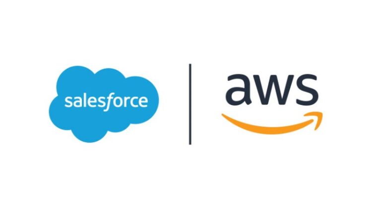 Salesforce & AWS logos