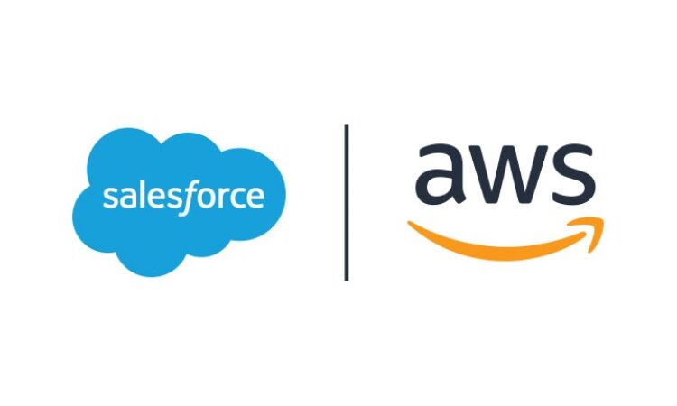 Salesforce & AWS logos