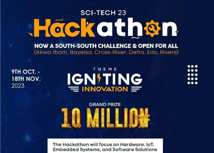 Sci-Tech 2023 Announces 10 Million Naira Hackathon for South-South Startups
