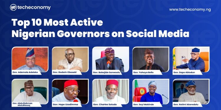 Top 10 Active Governor on Social Media