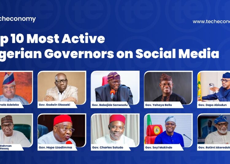 Top 10 Active Governor on Social Media