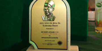 Taiwo Afolabi; SIFAX Group’s Chairman, Receives Zik Prize