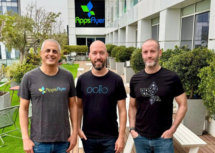 AppsFlyer CEO Oren Kaniel (left) and oolo CEO Yuval Brener