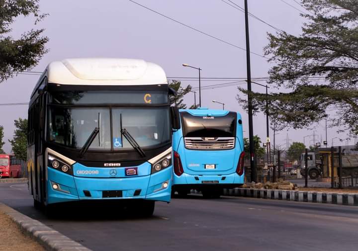 BRT buses, Lagos Transport, Commuters, LAMATA