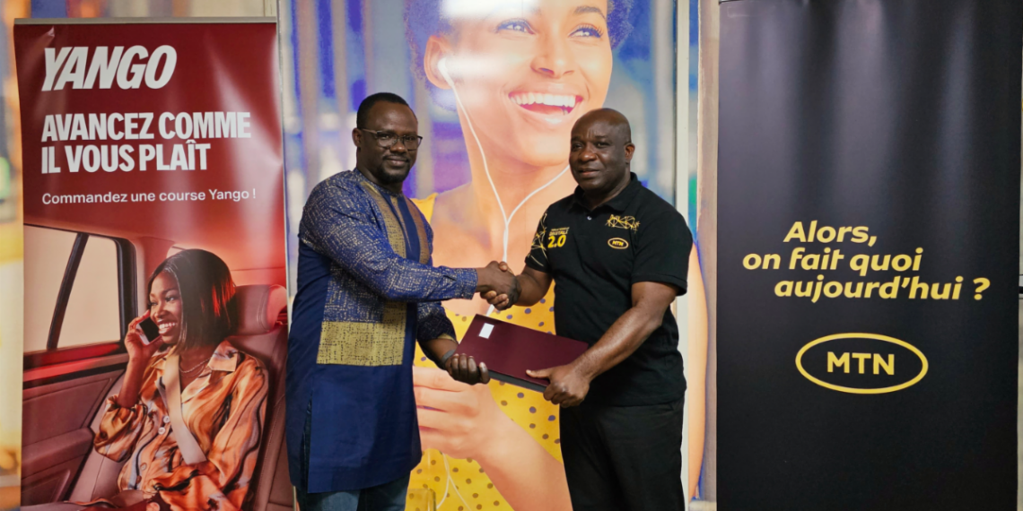 Kadotien Soro, Country Manager of Yango Cote DÍvoire and Honore KOUAME, GM MTN Business