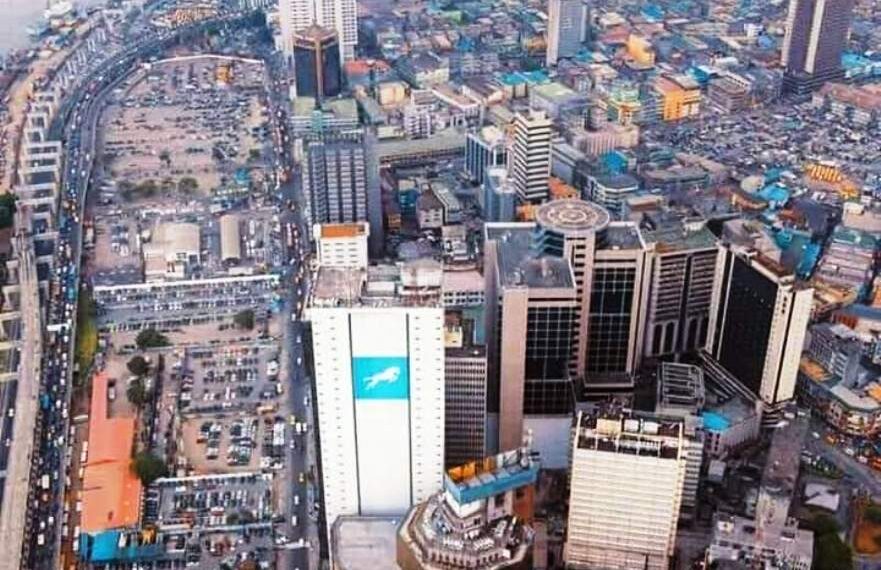 Lagos Business district, marina Lagos, Nigeria Economy, business growth, financial services sector
