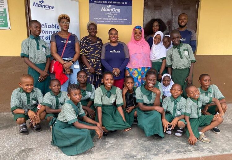 MainOne Champions Education in host Community; Renovates School