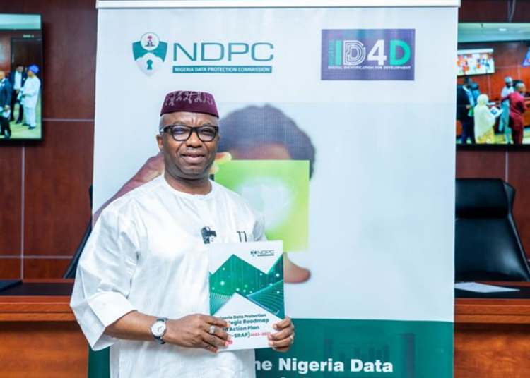 NDPC roadmap on Data protection displayed by Vincent Olatunji