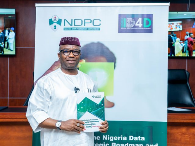 NDPC roadmap on Data protection displayed by Vincent Olatunji