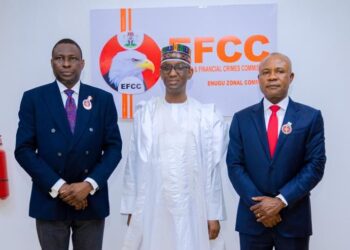 Peter Mbah at EFCC office