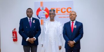 Peter Mbah at EFCC office