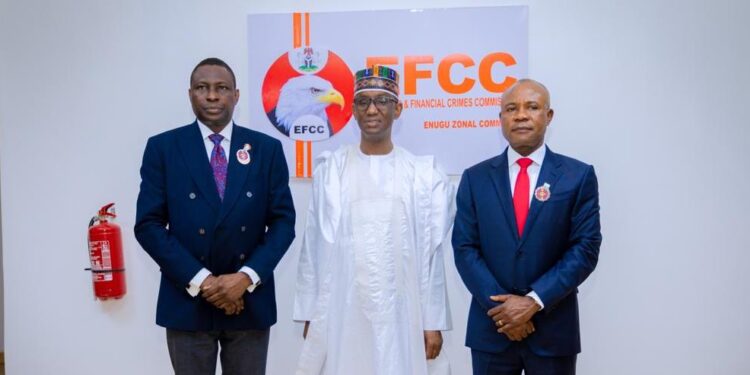 Peter Mbah at EFCC office