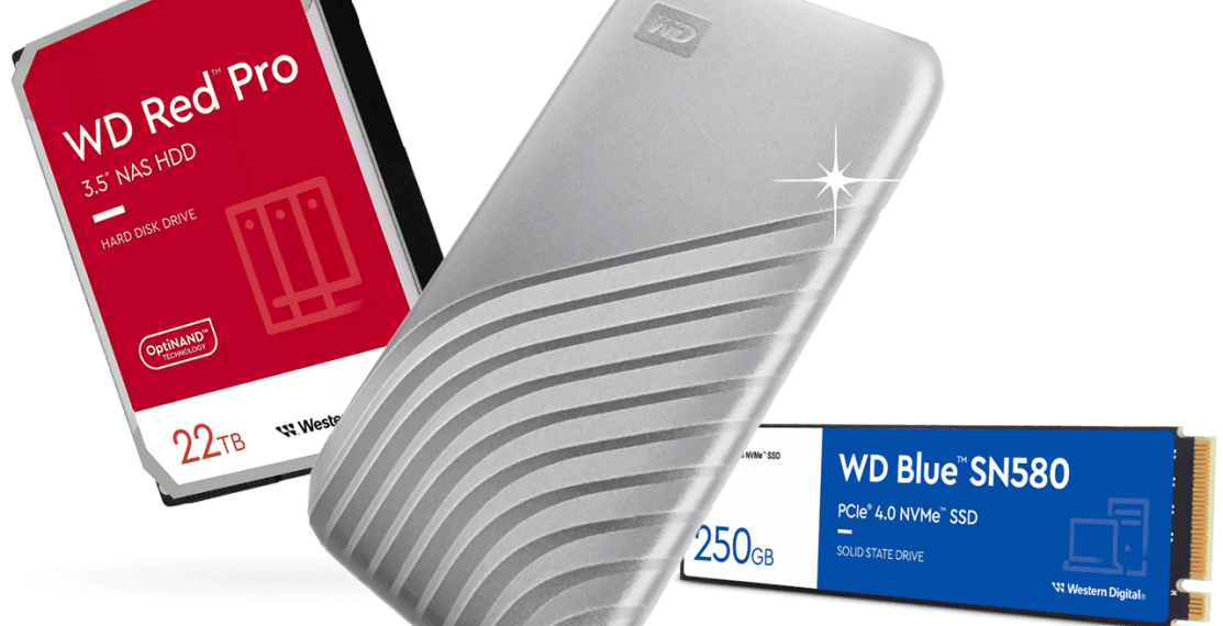 Western Digital Christmas gift