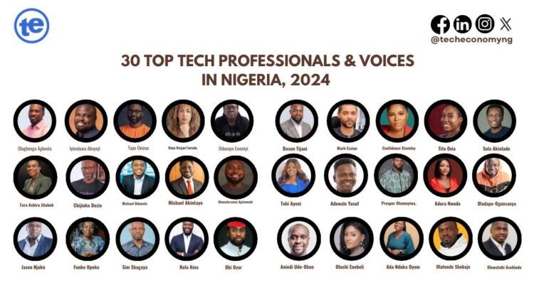 30 Top Tech Professionals & Voices in Nigeria 2024