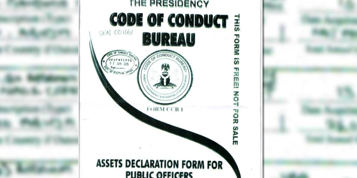 Assets declaration form