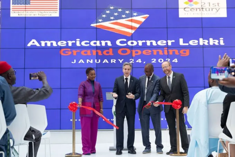 Blinken commissions American Corner Lekki