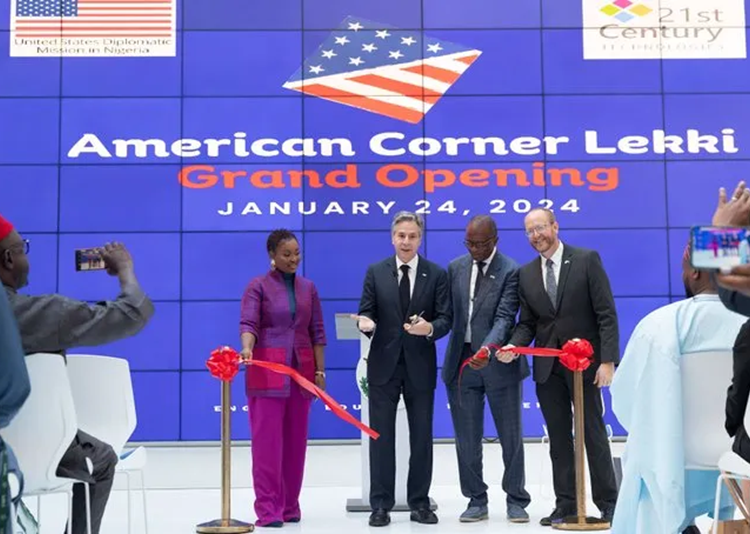 Blinken commissions American Corner Lekki