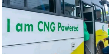 CNG mass transit buses