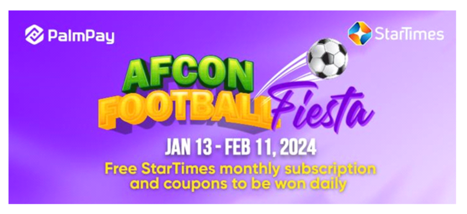 PalmPay and Startimes AFCON promo