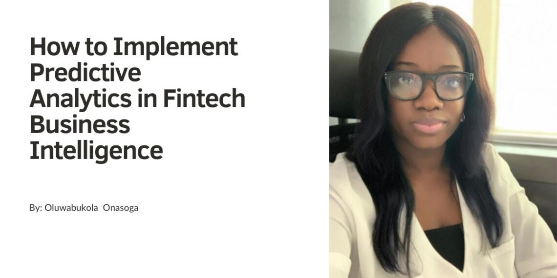 Predictive analytics by Oluwabukola Onasoga