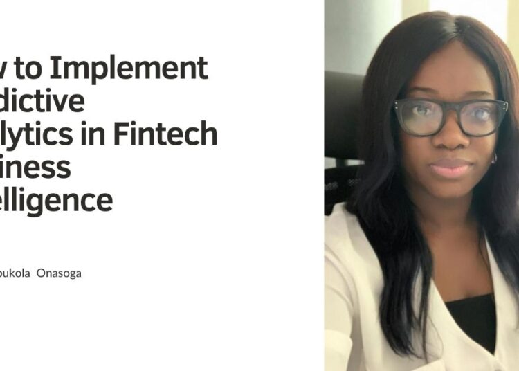 Predictive analytics by Oluwabukola Onasoga