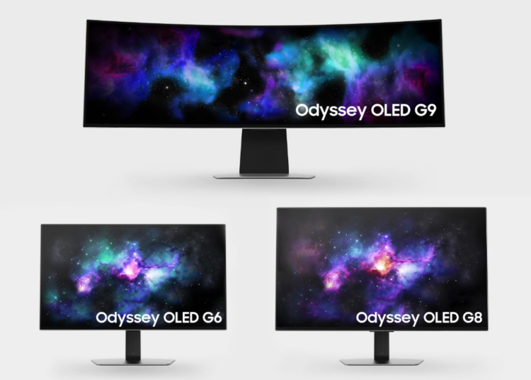Samsung Unveils Next-Gen Odyssey OLED Gaming Monitors at CES 2024
