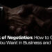The Art of Negotiation: How to Get What You Want in Business and Life