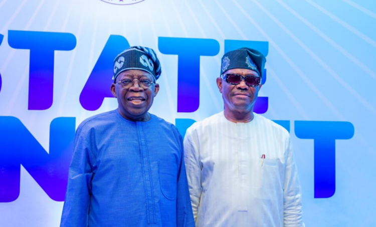 Tinubu and Wike at the State House over kidnapping